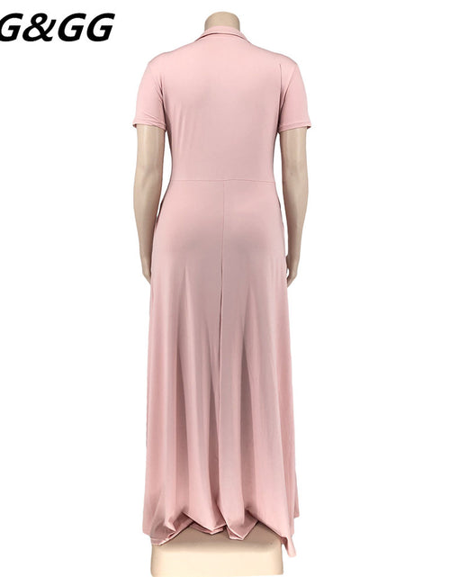 Load image into Gallery viewer, A-Line Long Plus Size Dress
