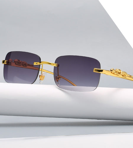 Rimless Square Sunglasses